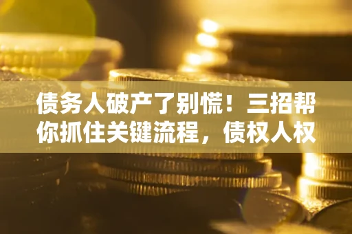 北京债务人破产了别慌！三招帮你抓住关键流程，债权人权益不再缩水
