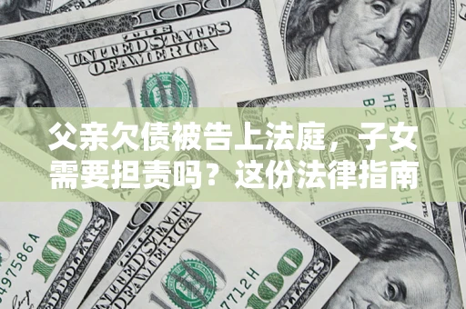 北京父亲欠债被告上法庭，子女需要担责吗？这份法律指南必须看完