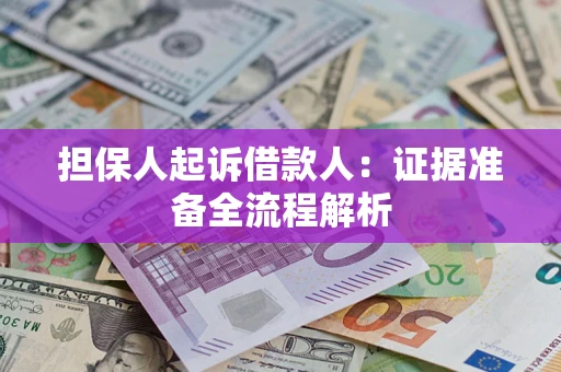 北京担保人起诉借款人：证据准备全流程解析